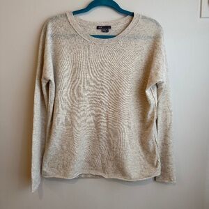 Vince Heathered Oatmeal Cashmere Sweater